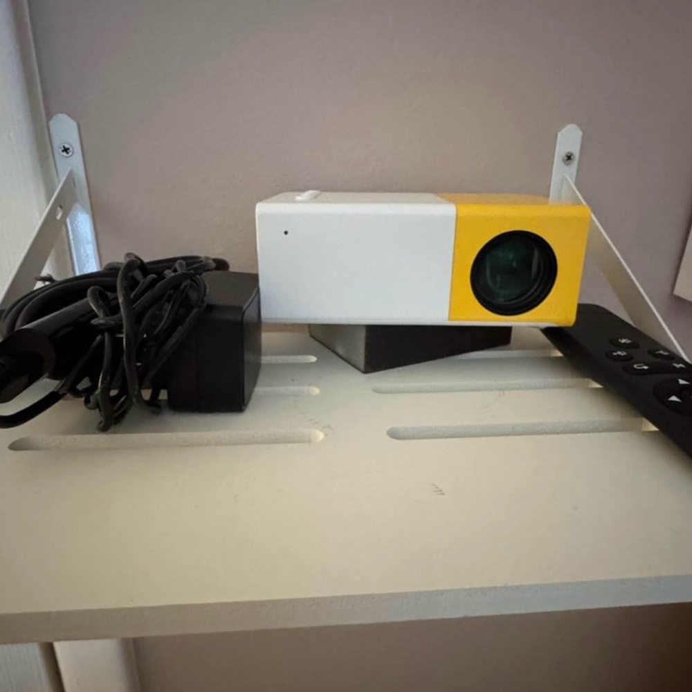 Mini projected with wall mount